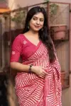 Tew Cotton Linen Printed Saree Collections